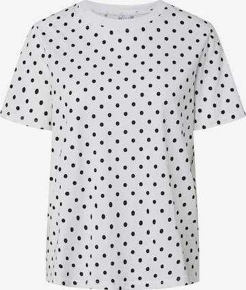 Maglietta 'PCAshley' di PIECES in bianco: frontale