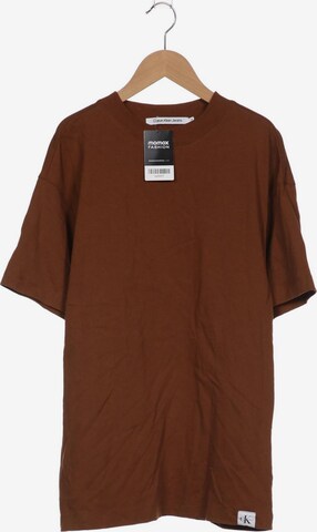 Calvin Klein Jeans Shirt in XS in Brown: front