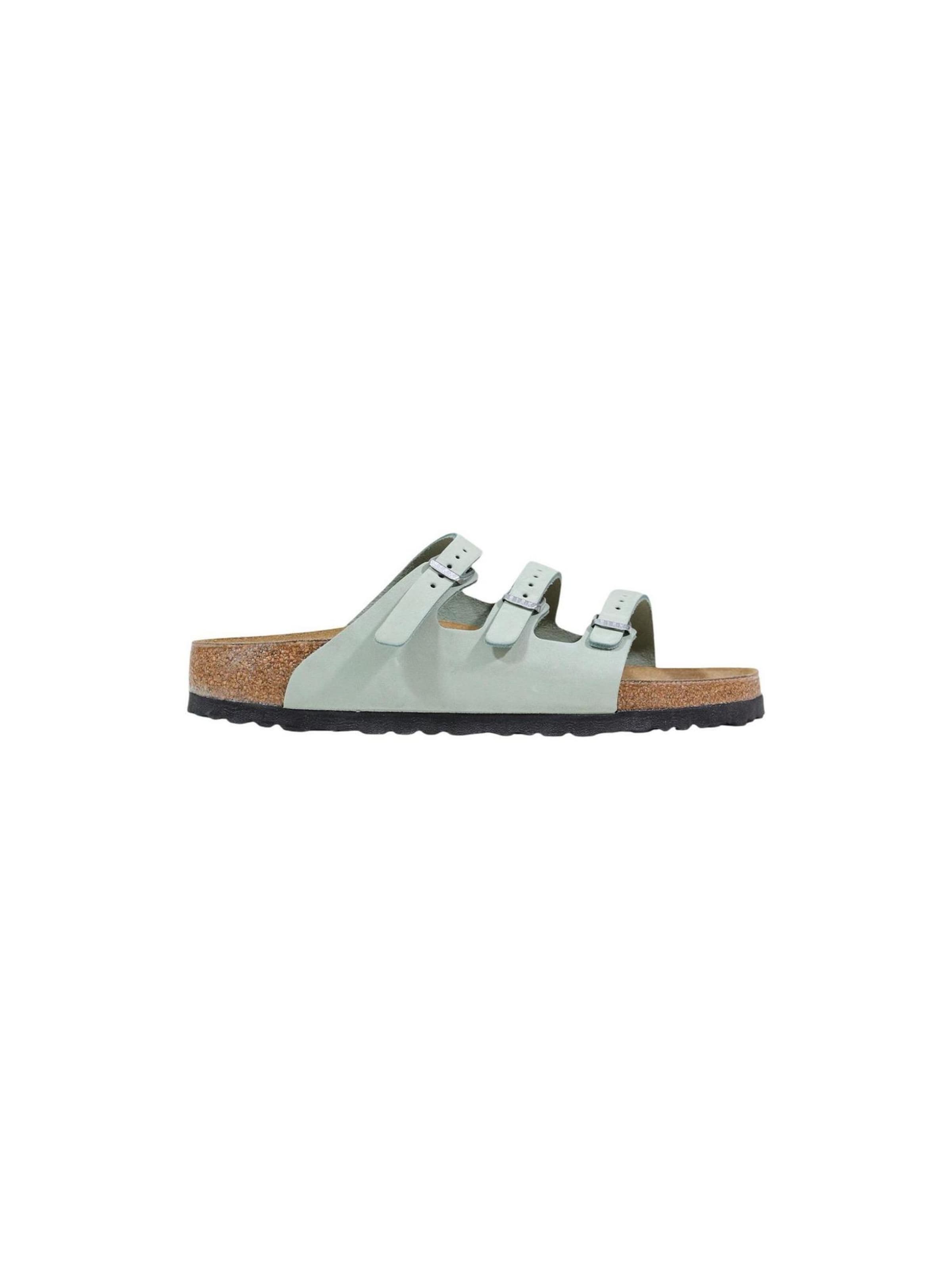 Zoccoletto 'Florida 1030319' di BIRKENSTOCK in verde: frontale