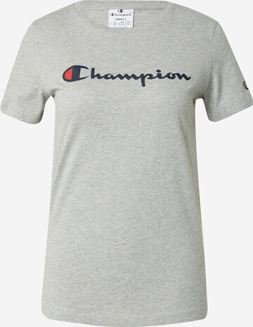 Champion Authentic Athletic Apparel Tričko – šedá: přední strana