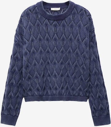 MANGO TEEN Sweatshirt 'Sugar' in Blue: front