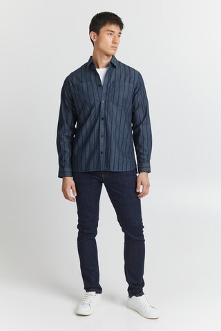 Casual Friday Regular Fit Langarmhemd 'Alvin' in Blau