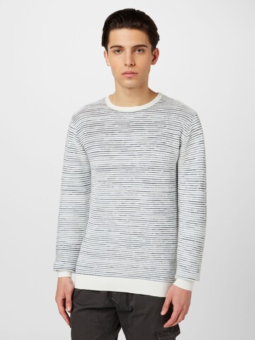 Pullover 'Rickson' di INDICODE JEANS in bianco: frontale