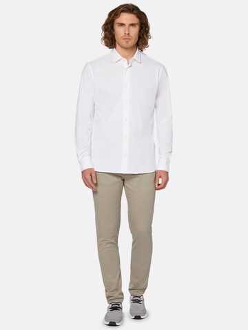 Coupe regular Chemise Boggi Milano en blanc