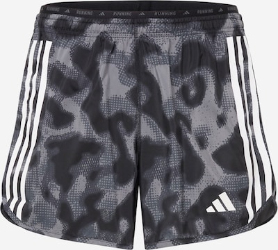 ADIDAS PERFORMANCE Sportshorts 'Own The Run' in grau / anthrazit / dunkelgrau / weiß, Produktansicht