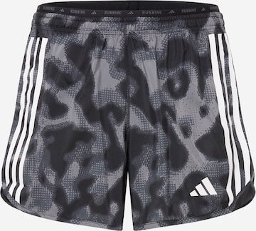 ADIDAS PERFORMANCE - Regular Calças de desporto 'Own The Run' em cinzento: frente