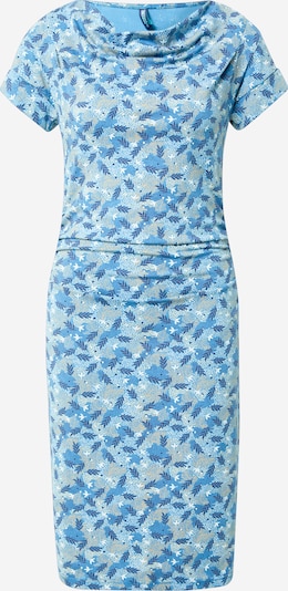 Tranquillo Kleid in himmelblau / dunkelblau / pastellorange / weiß, Produktansicht