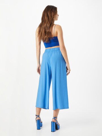 Wide Leg Pantalon QS en bleu