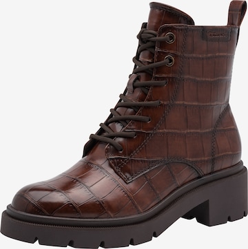Stivaletto stringato di Tamaris in marrone: frontale