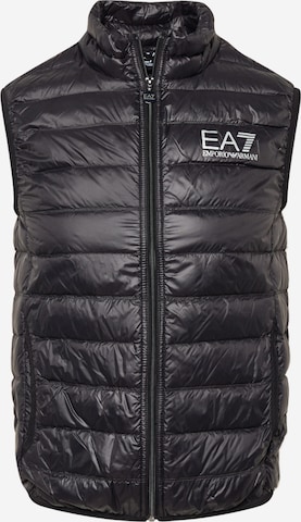 EA7 Emporio Armani Vest in Black: front