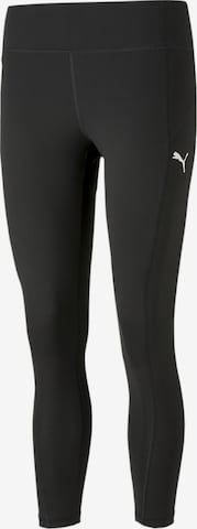 PUMA Skinny Sportsbukser i sort: forside