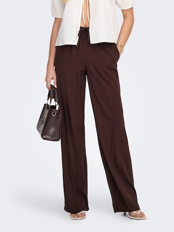 ONLY Loosefit Broek 'ONLGoa' in Bruin