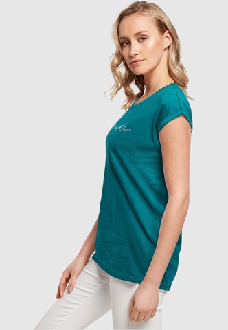 T-shirt 'Pretty Flowers' Merchcode en bleu