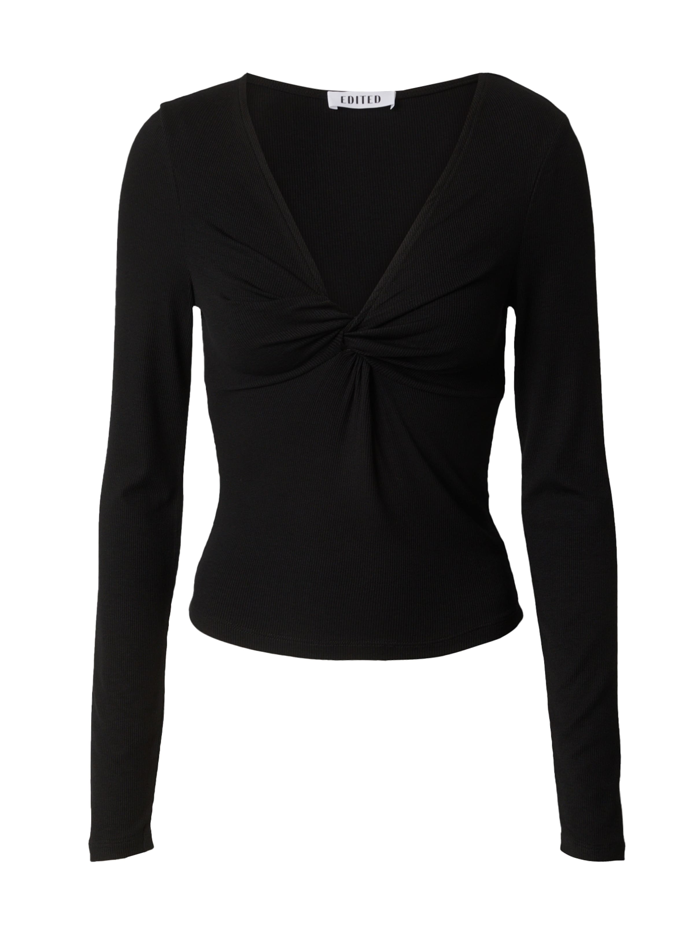 EDITED Koszulka 'Vibeke' w kolorze czarny: przód