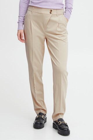 b.young - regular Pantalón plisado 'Danta' en beige: frente