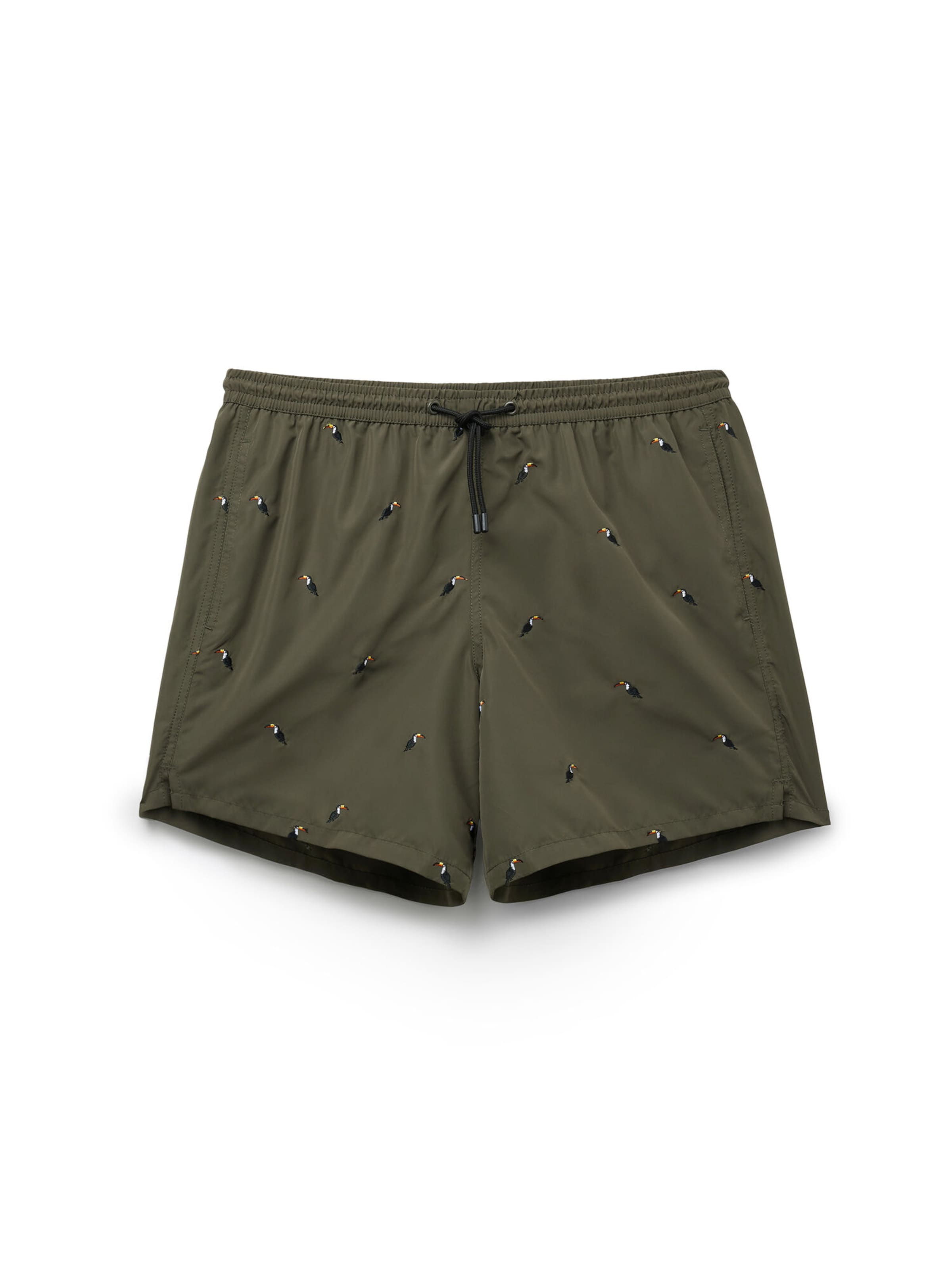 CALZEDONIA Badeshorts 'Formentera' in Grün: Vorderseite