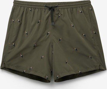 CALZEDONIA Badeshorts 'Formentera' in Grün: Vorderseite
