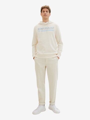 TOM TAILOR Sweatshirt in Beige