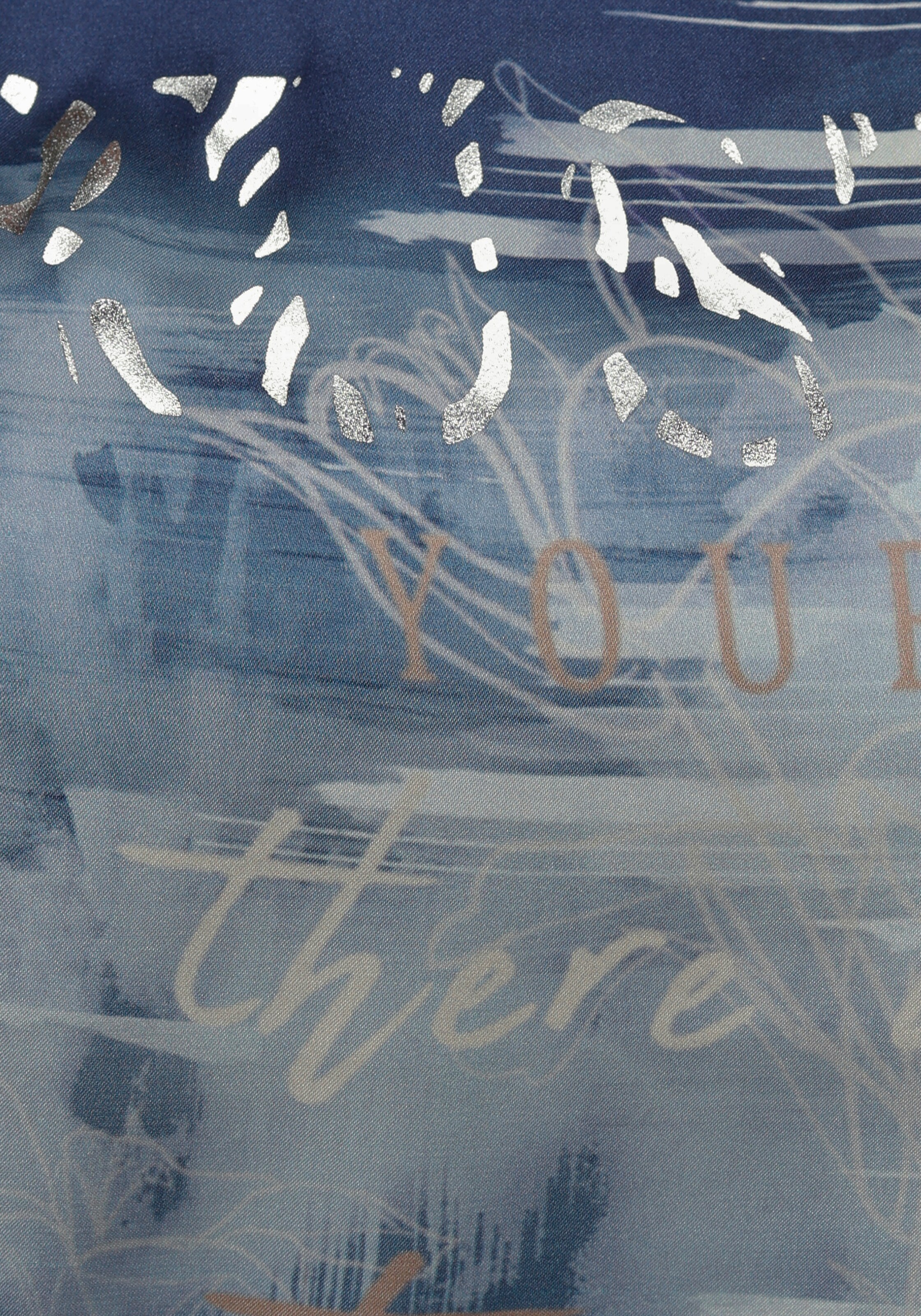 LAURA SCOTT Shirtbluse in Blau