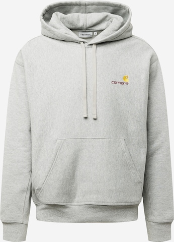 Carhartt WIP Sweatshirt 'American Script' in Grey: front