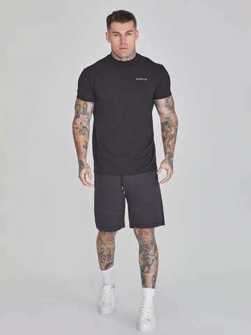 Maglietta di SikSilk in nero