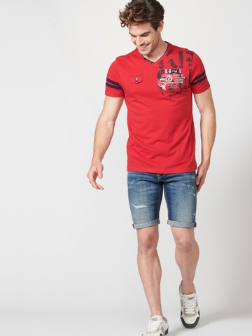 KOROSHI T-Shirt in Rot