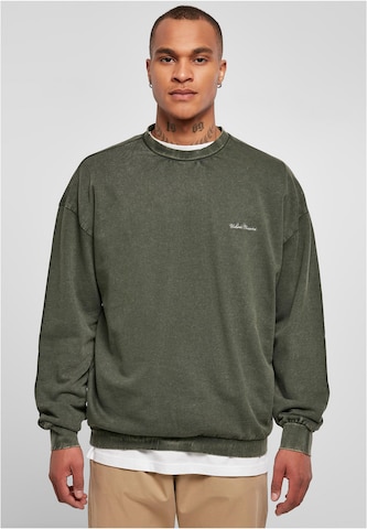 Urban Classics Sweatshirt in Groen: voorkant