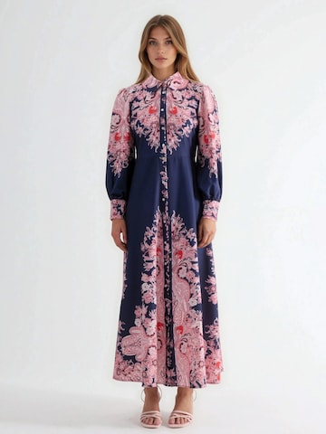 MSN Collection Sukienka 'Maxi' w kolorze mieszane kolory: przód