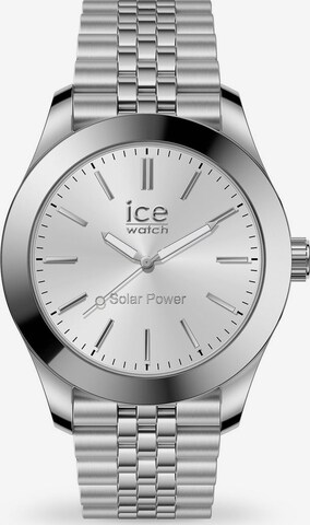 ICE WATCH Analoguhr in Silber: Vorderseite