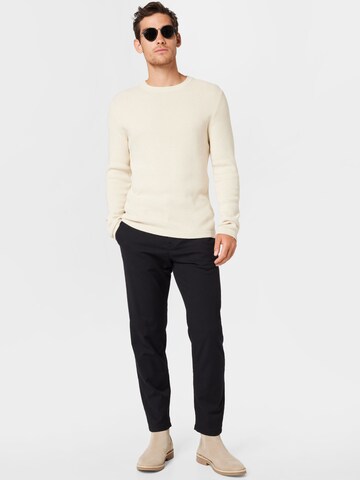 Pull-over 'Rocks' SELECTED en beige