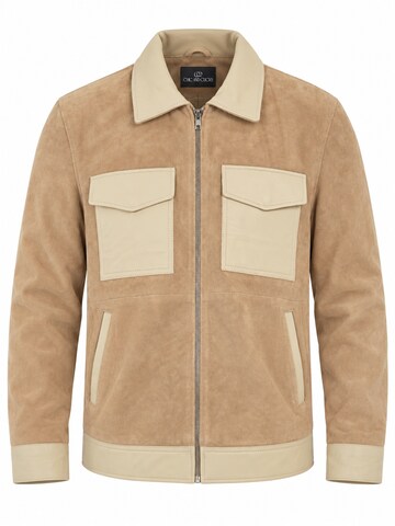 Giacca di mezza stagione 'Sahara Suede' di Chic and Clicks in beige: frontale