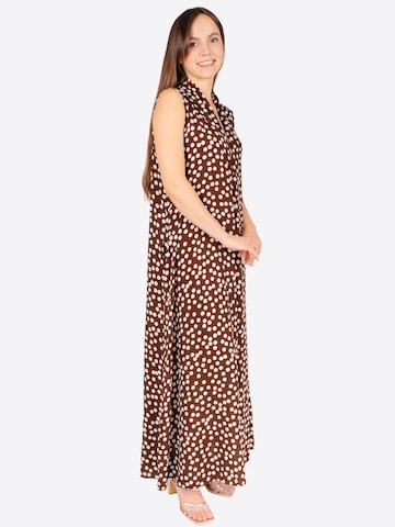Seasons of April Summer dress 'Grace' in Brown