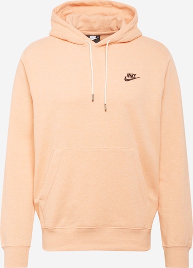 Nike Sportswear Sweatshirt in apricot / schwarz, Produktansicht