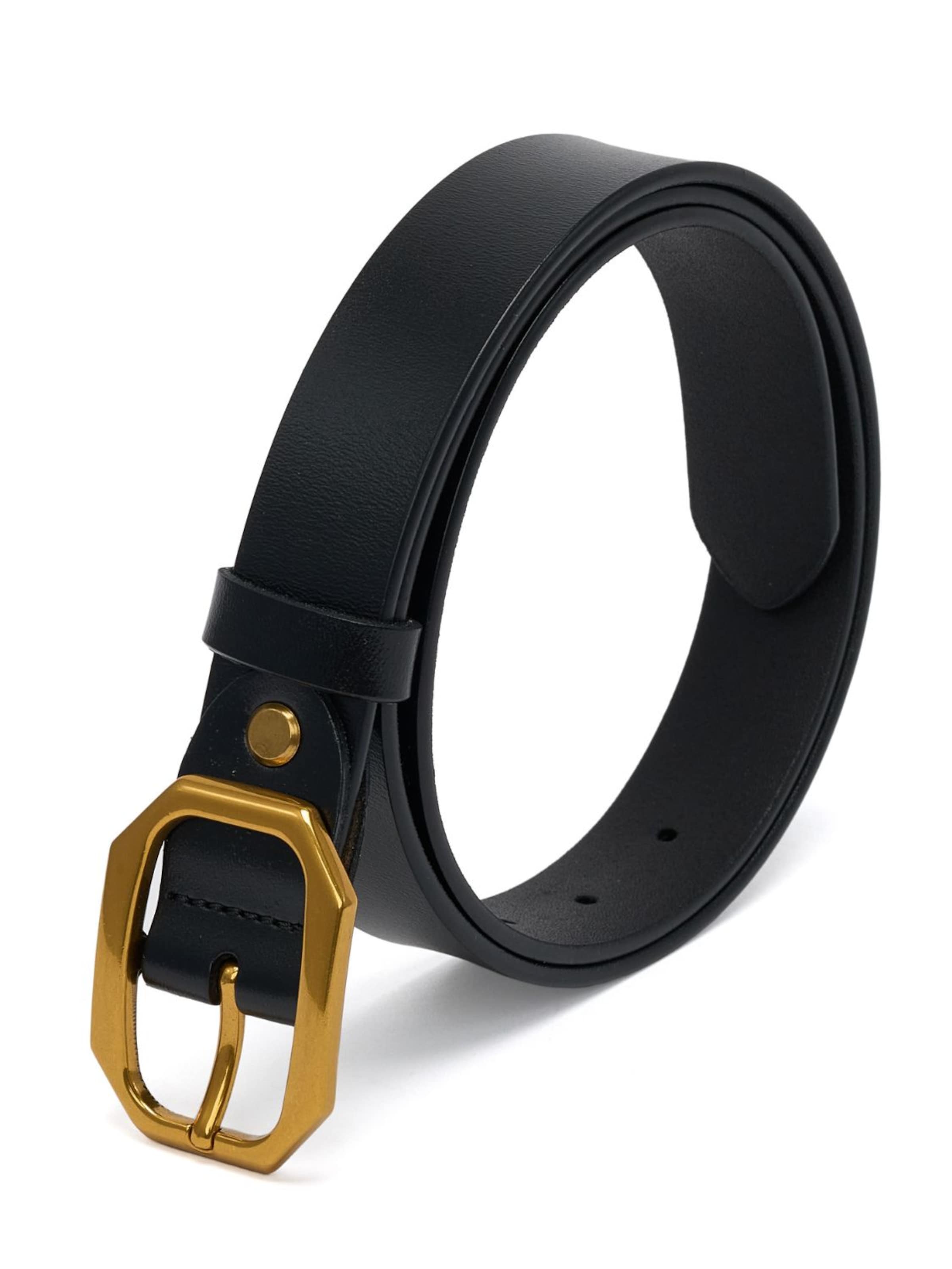 jolar Belt 'ELEGENT GOLD' in Black