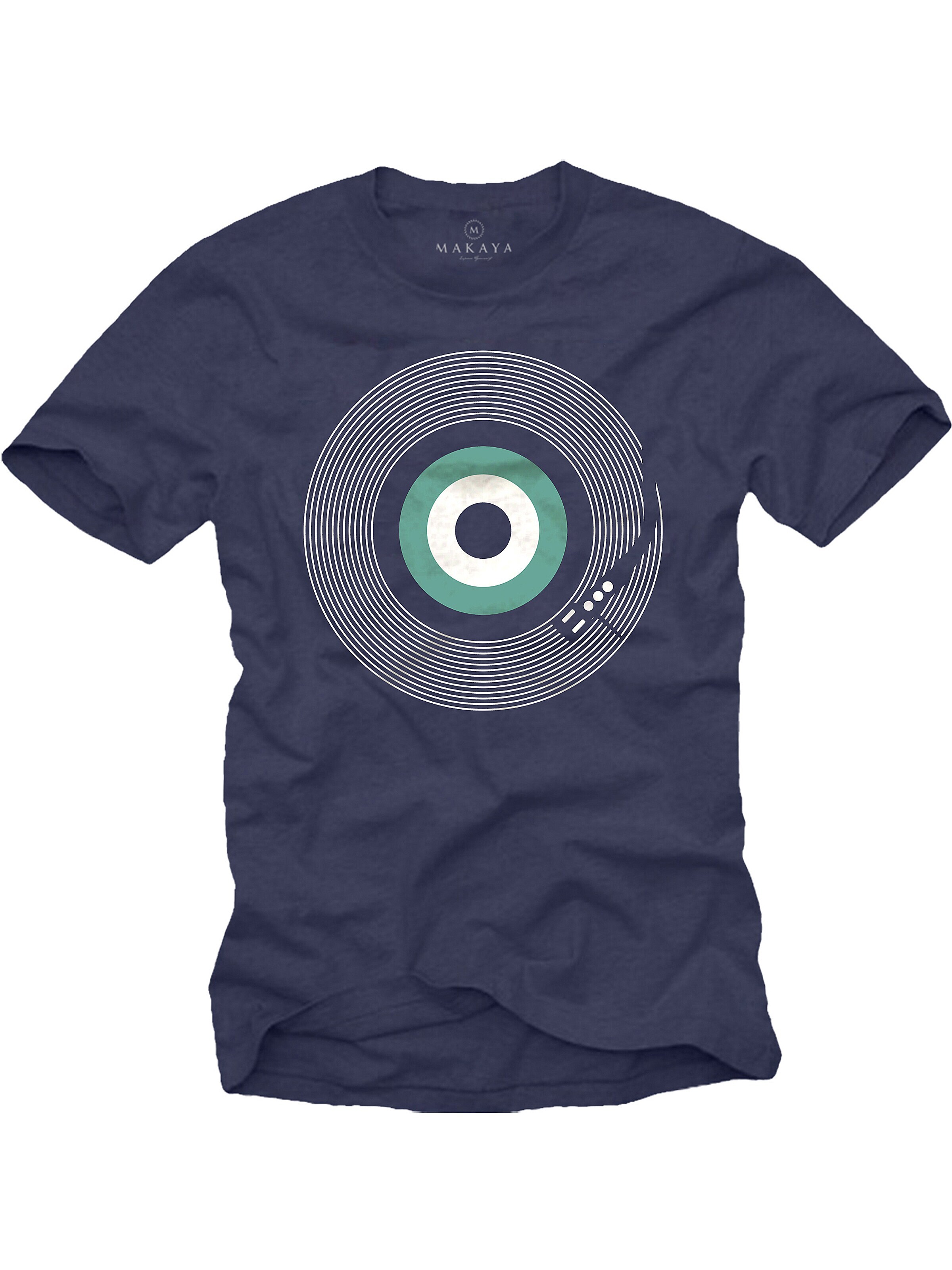 MAKAYA Shirt 'Final Track' in Blue: front
