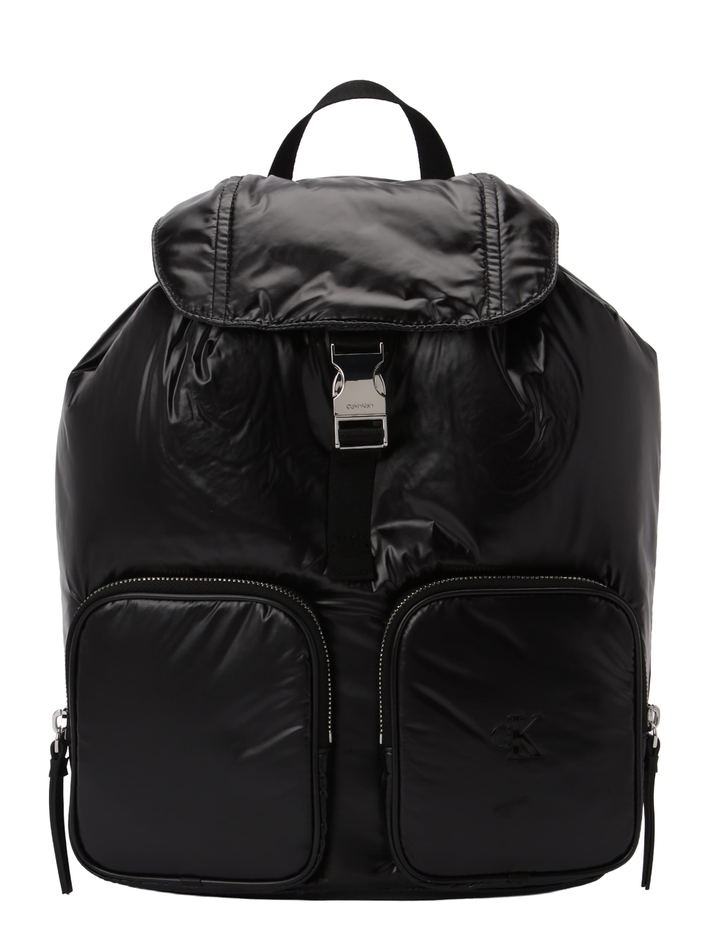 Calvin Klein - Mochila em preto: frente