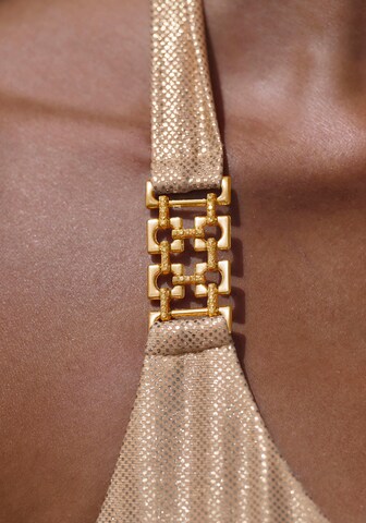 LASCANA Triangle Bikini in Gold
