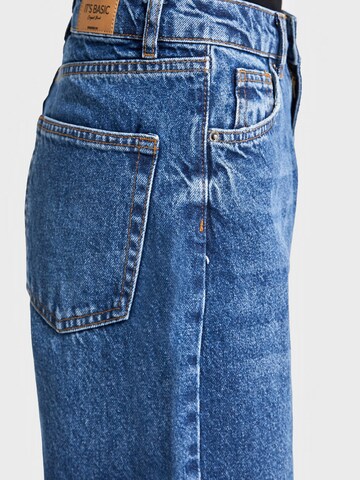 IT'S BASIC Regular Jeans 'EMMA Straight High Rise' in Blue