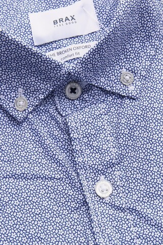 BRAX Button Up Shirt in M in Blue