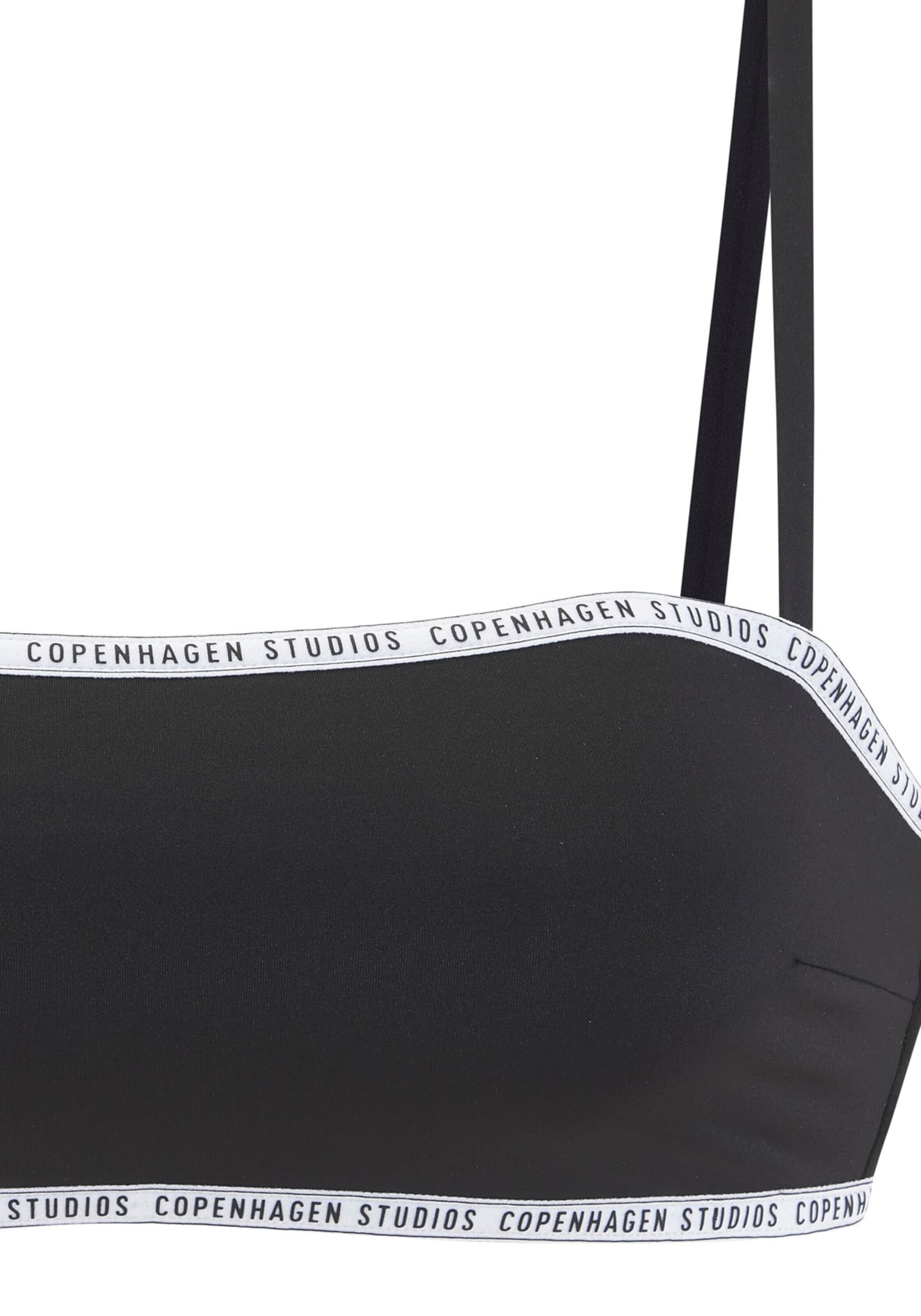 Copenhagen StudiosBandeau Bikini gornji dio - crna boja