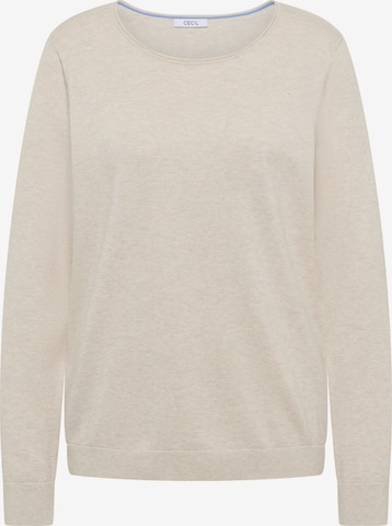 CECIL Pullover in Beige: Vorderseite