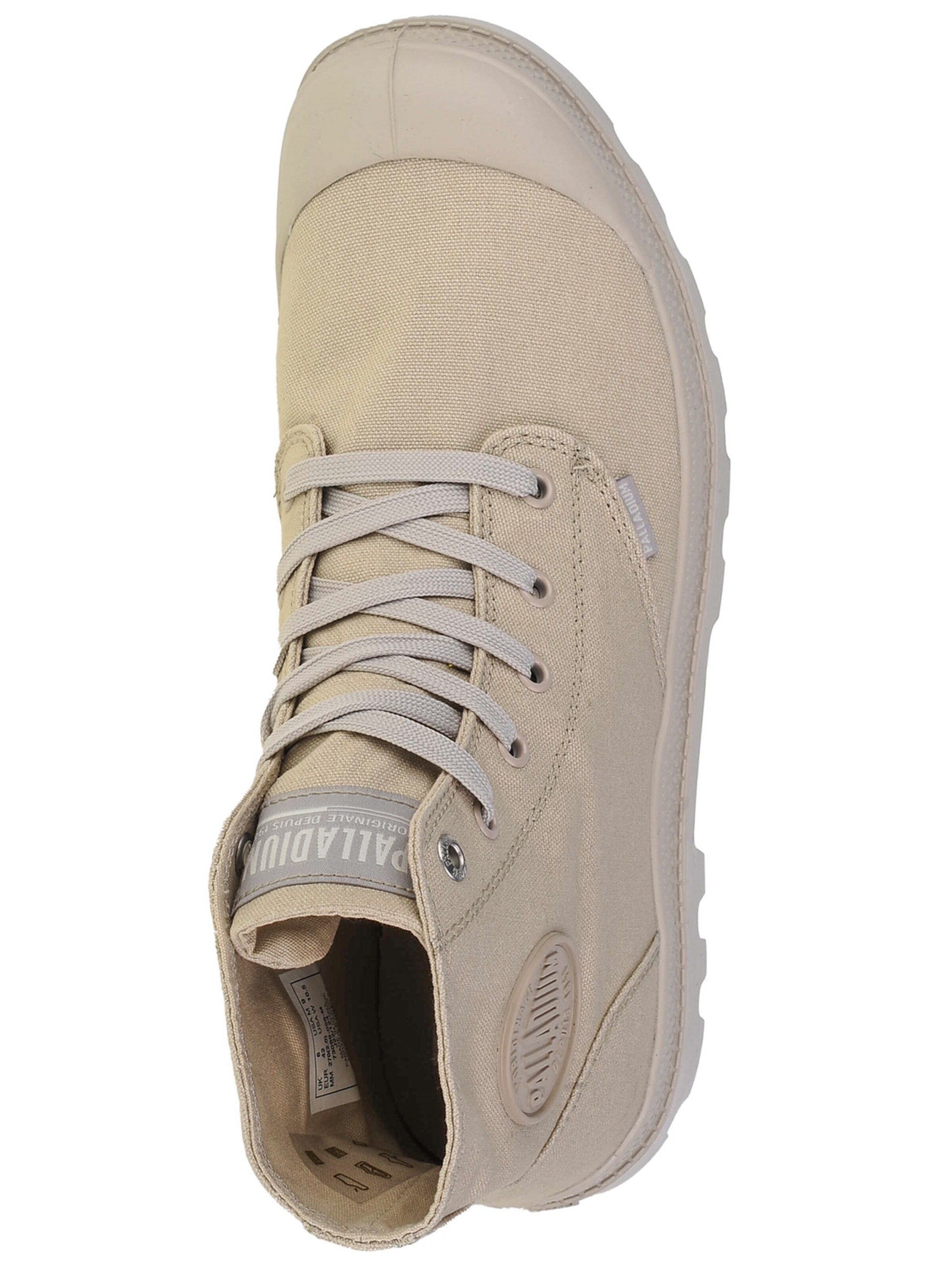 Palladium Sneakers hoog 'Palladium Mono Chrome' in Beige