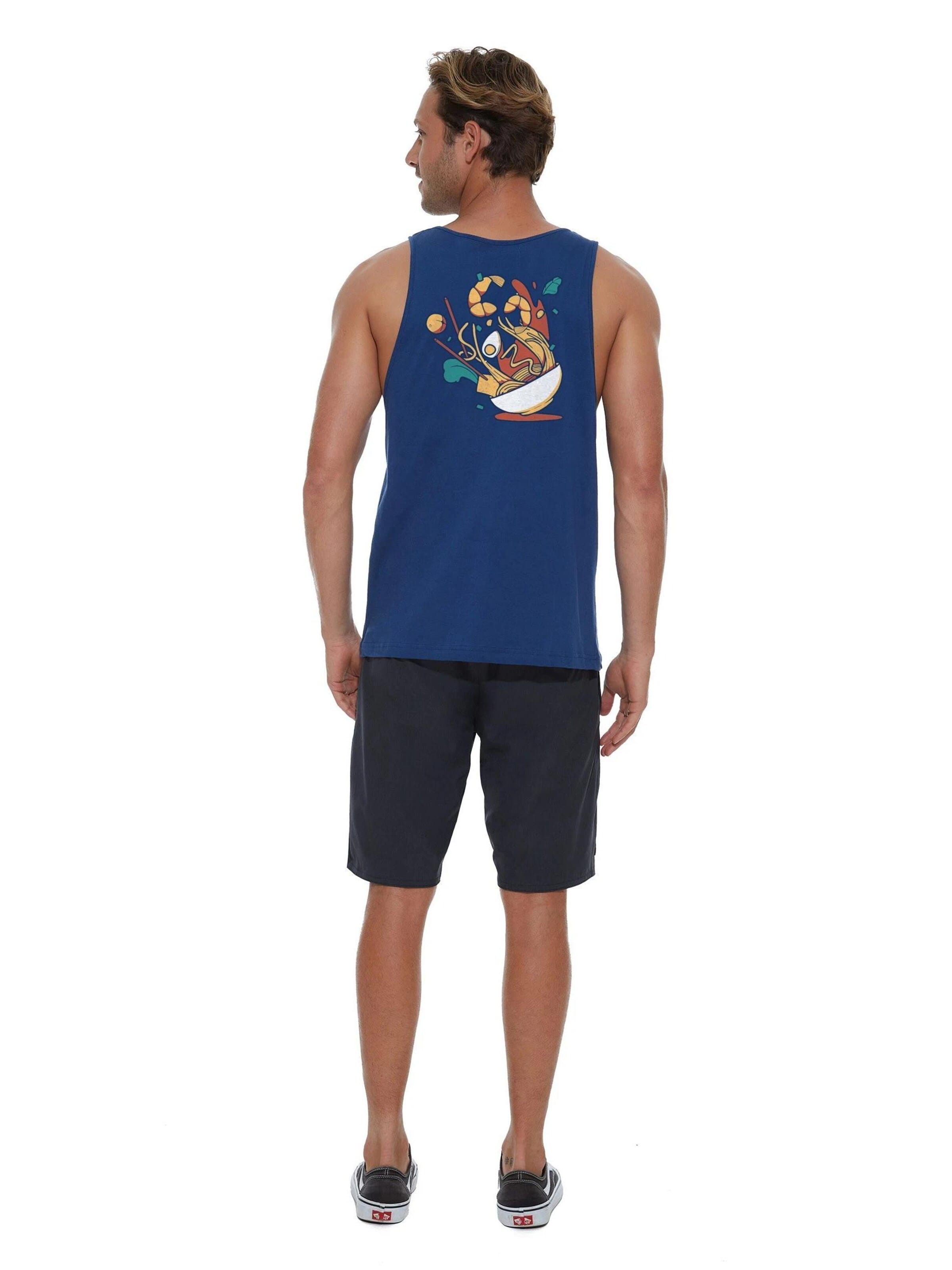 69Slam - Camiseta 'CAMISETA LOOSE FIT ROMAN NOODLE' en azul