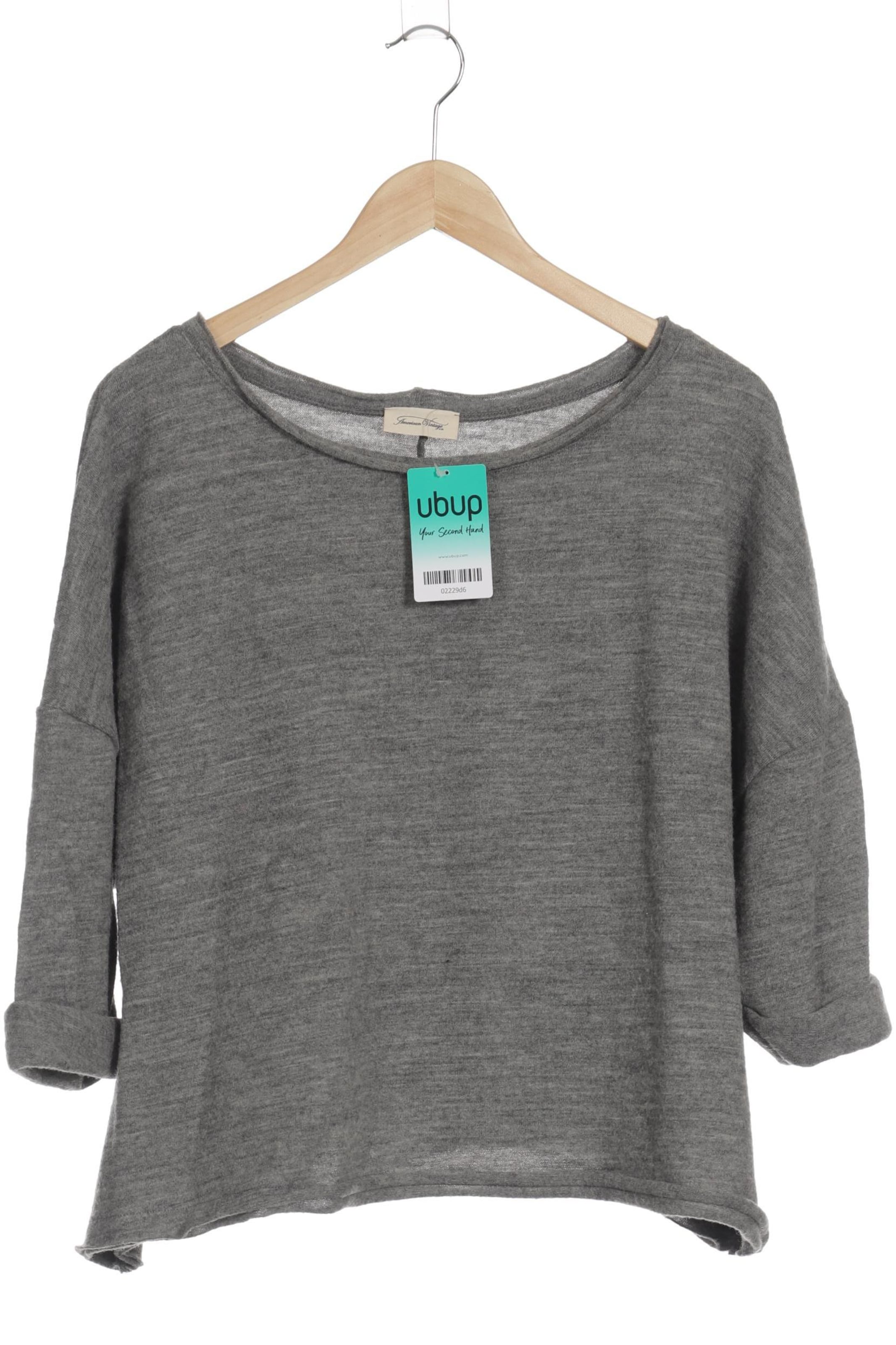 AMERICAN VINTAGE Sweater & Cardigan in XS in Grey: front