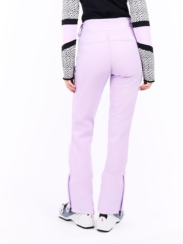 PROTEST Slimfit Sportbroek 'PRTRELOLE' in Lila