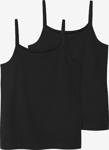 Maillot de corps TWO SOON en noir : devant