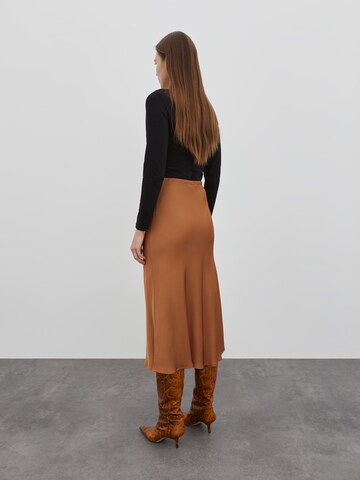 EDITED Skirt 'Jara' in Brown