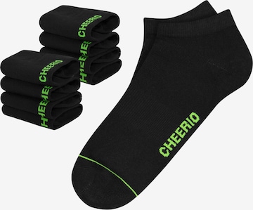 CHEERIO* Ankle Socks in Black: front