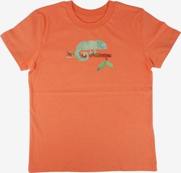 T-Shirt 'Chamäleon' MelaDi en orange : devant