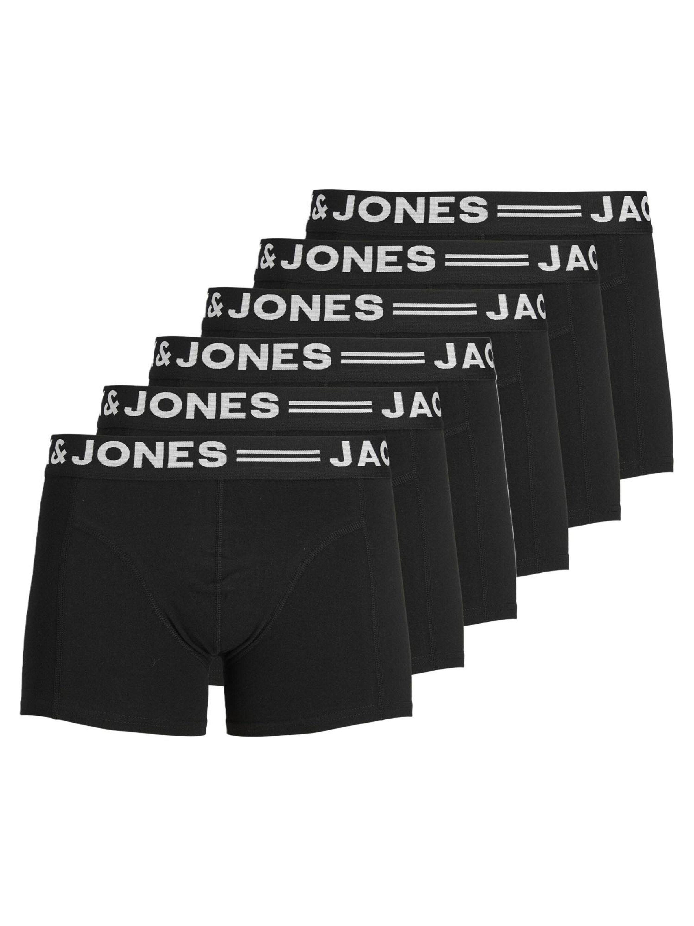 JACK & JONES Boxershorts 'Sense' in S in de kleur Zwart, Productweergave